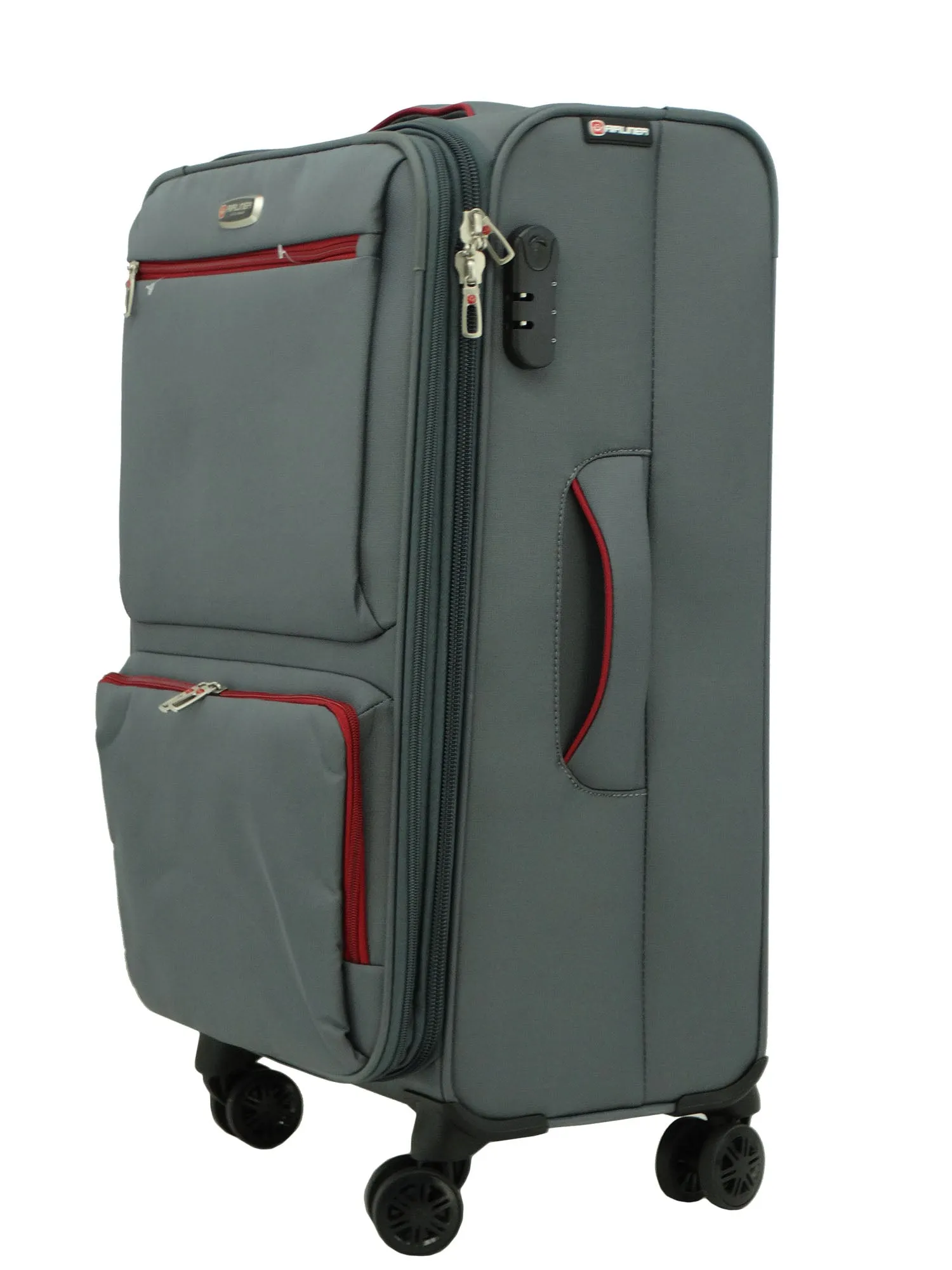 1780GR, Airliner - Large Suitcase 28" - Grey