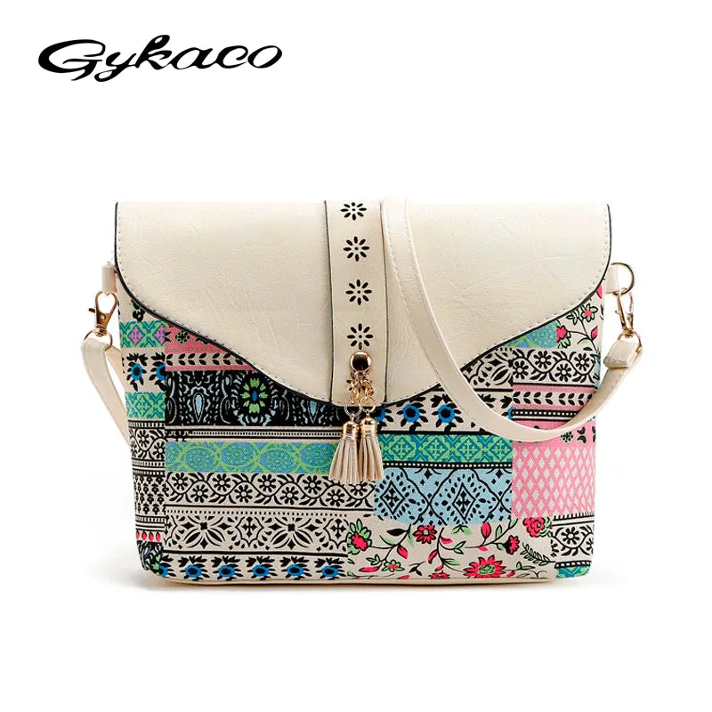 2017 Summer Vintage Bag For Women Messenger Bags Canvas Print Crossbody Shoulder Bag Small Ladies Designer Handbags High Quality