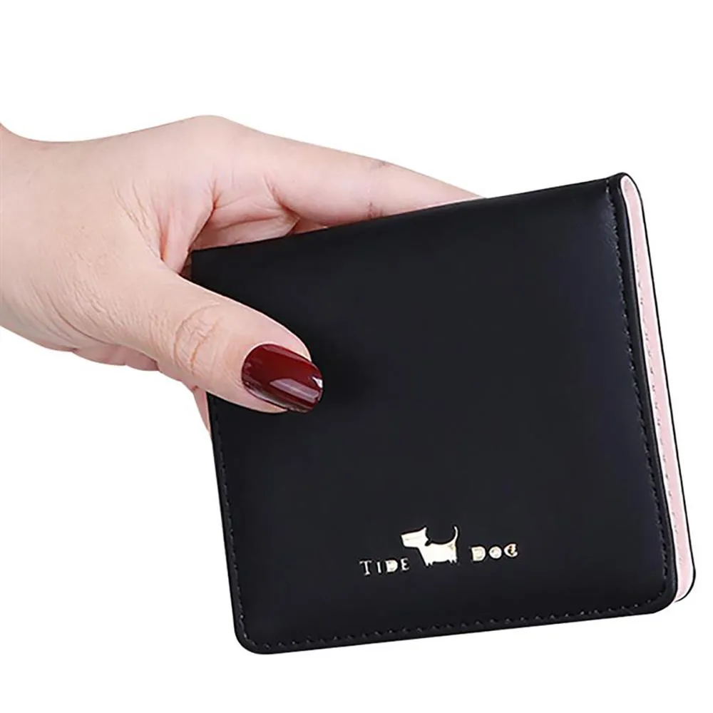 Adorable Cute Cat Face Mini Foldable Wallet