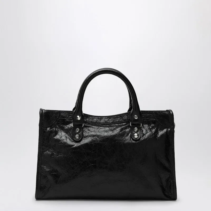 Balenciaga Le City Small Tote Bag Black Women