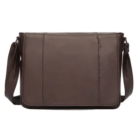 Bike Messenger Bag Men Vintage Leather Bags Crossbody Side Bags For Mens 7338