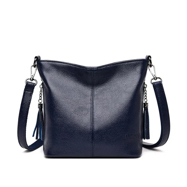 Brand Leather Tassels Luxury Purses Handbags Women Bags Designer Bucket Small Crossbody Shoulder Hand Bags For Women 2021 Sac