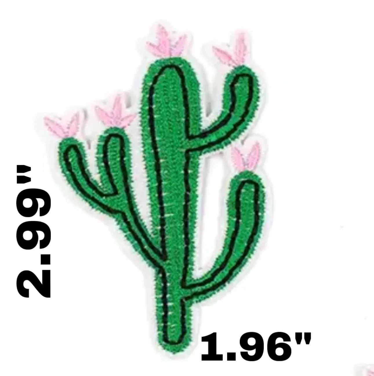 Cactus Iron On Patches