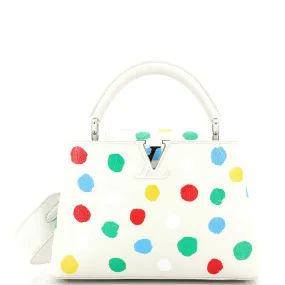 Capucines Bag Yayoi Kusama Painted Dots Taurillon Leather BB