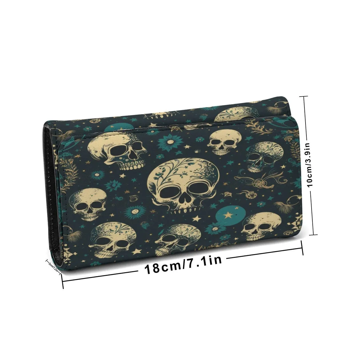 Celestial Skull Foldable Wallet