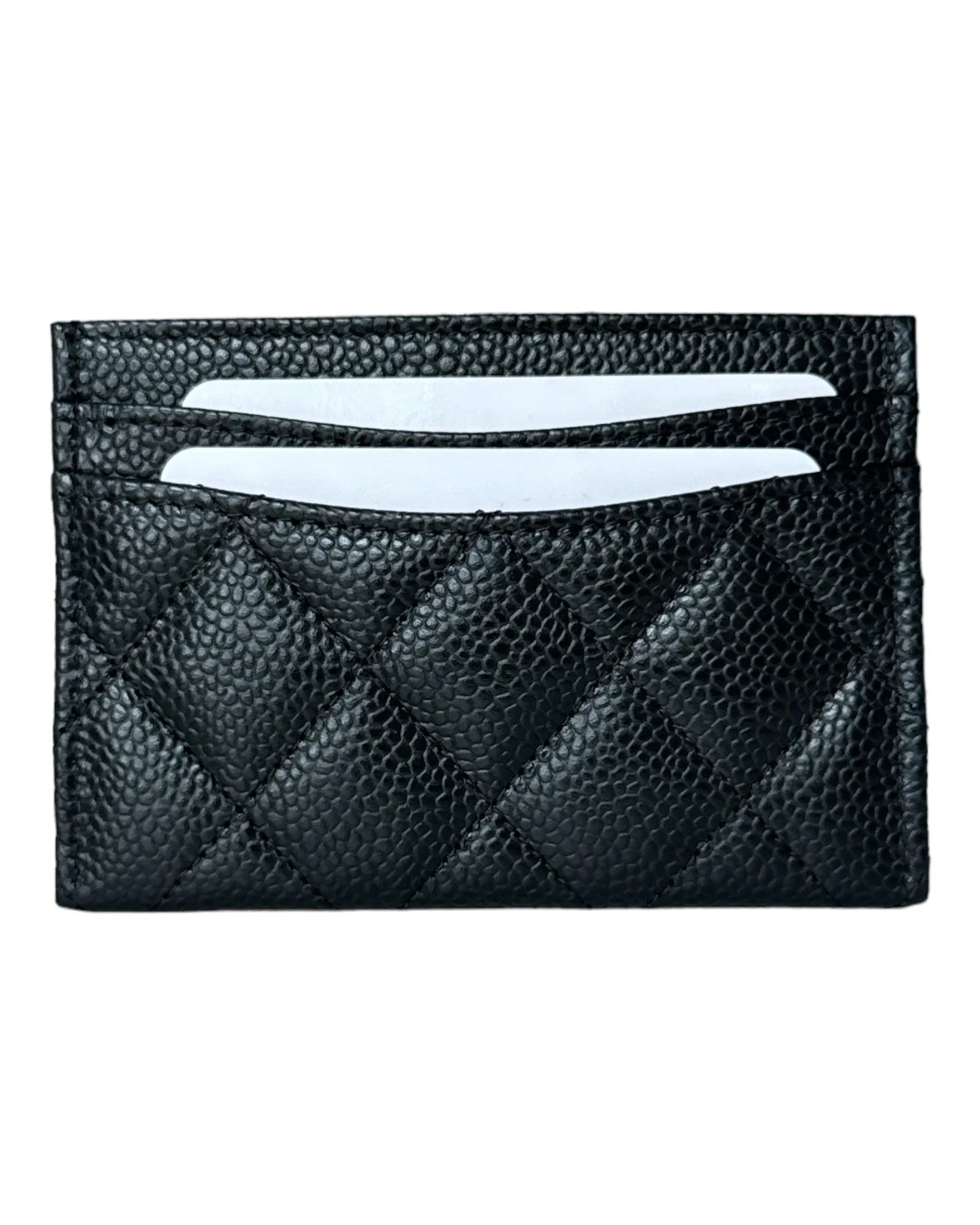 Chanel Caviar Quilted Card Holder Black