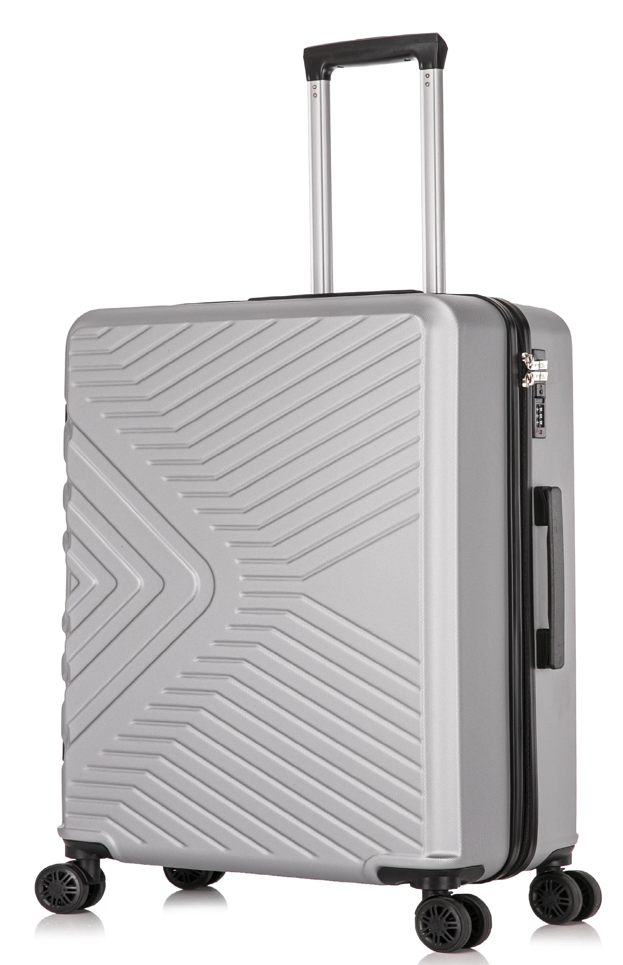 EasyJet Cabin Spinner Suitcase - ABS-147 -Silver