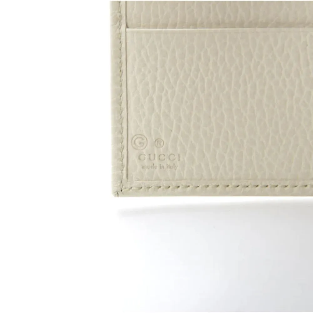 Elegant Ivory Leather Bifold Wallet