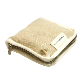 Foldable and reusable jute cotton shopping bag