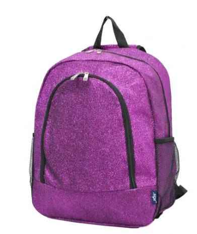 Glitz and Glam Glitter Sparkle Large Backpack