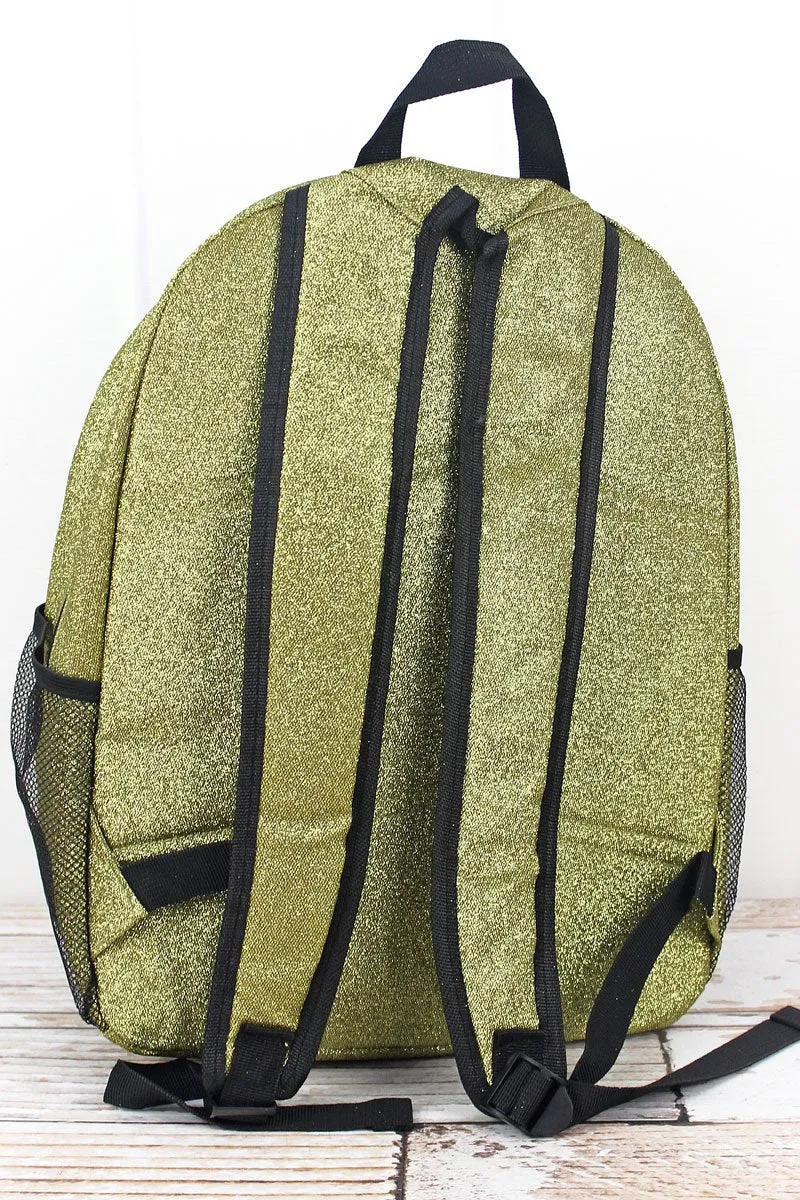 Glitz and Glam Glitter Sparkle Large Backpack