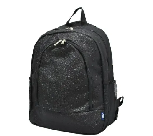 Glitz and Glam Glitter Sparkle Large Backpack