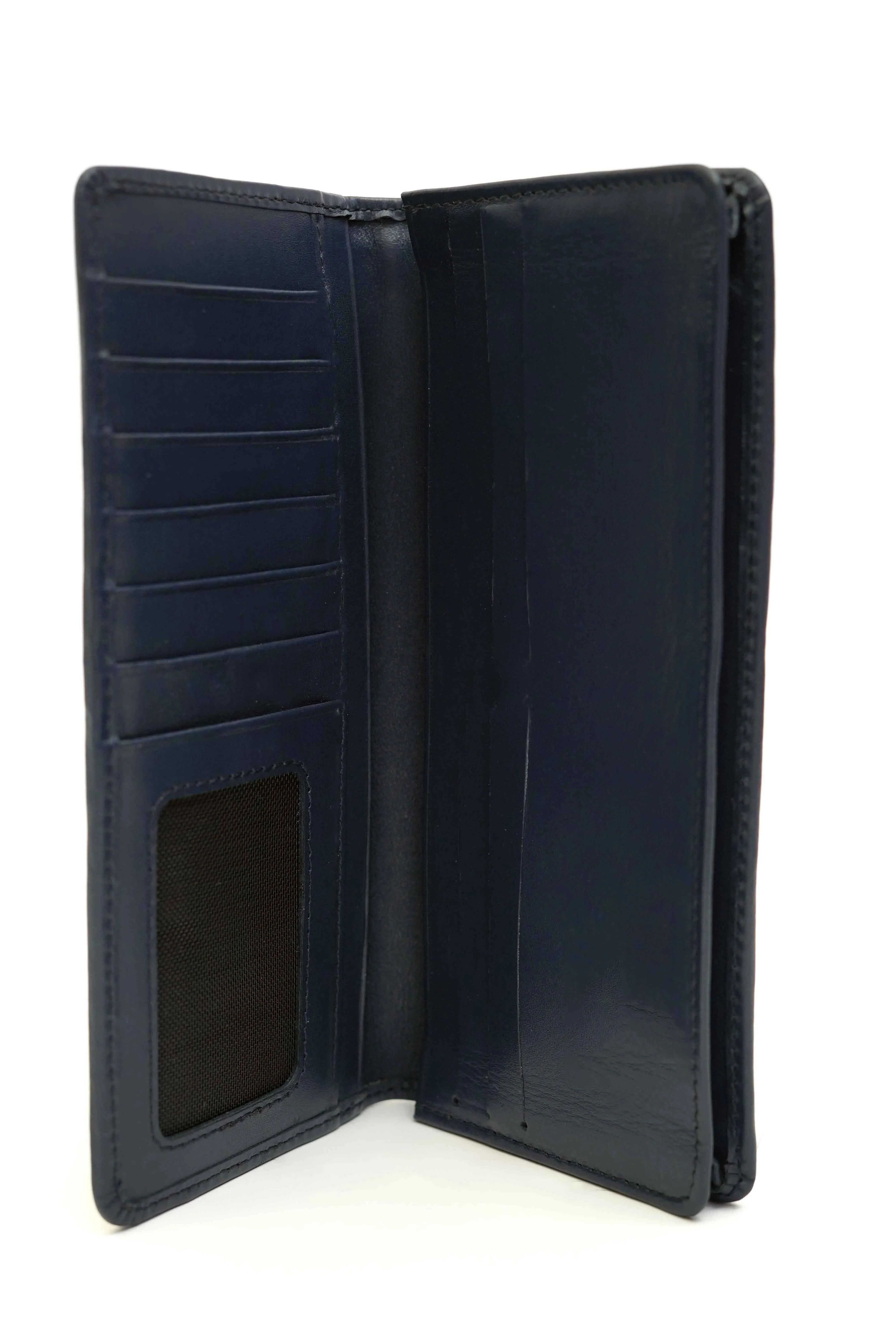 Long Wallet - Wallet Mid Blue Plain