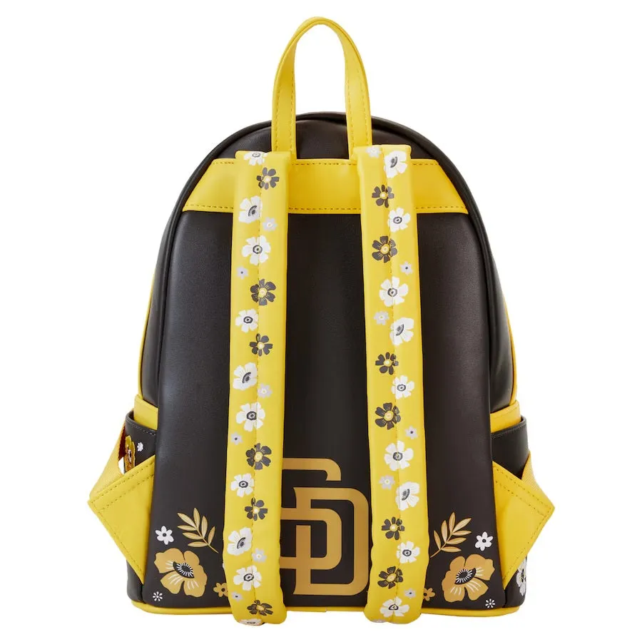 Loungefly x MLB San Diego Padres Floral Mini Backpack