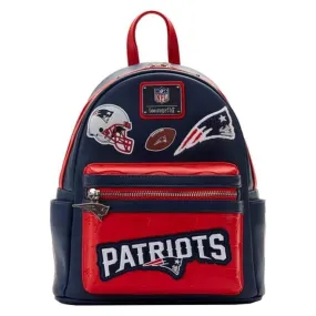 Loungefly x NFL New England Patriots Patches Mini Backpack