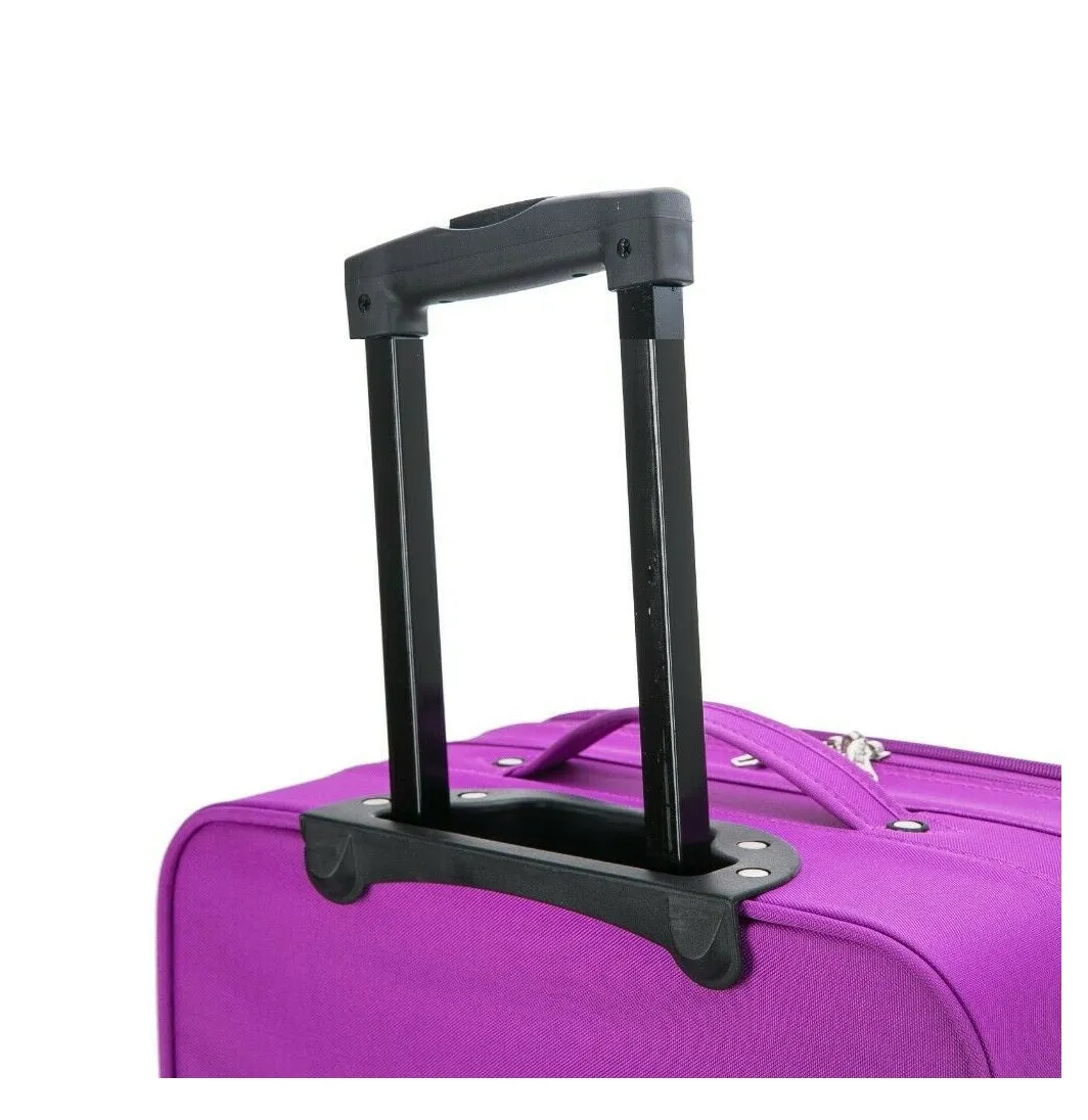 Medium Lightweight Wheeled Suitcase DK- 16 Purple