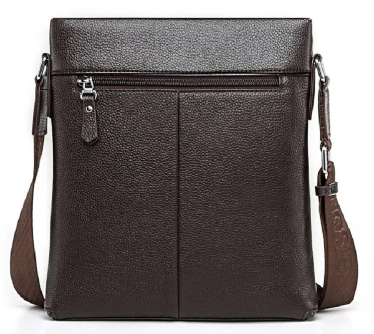 Men's Casual Genuine Leather Shoulder Bag For iPad