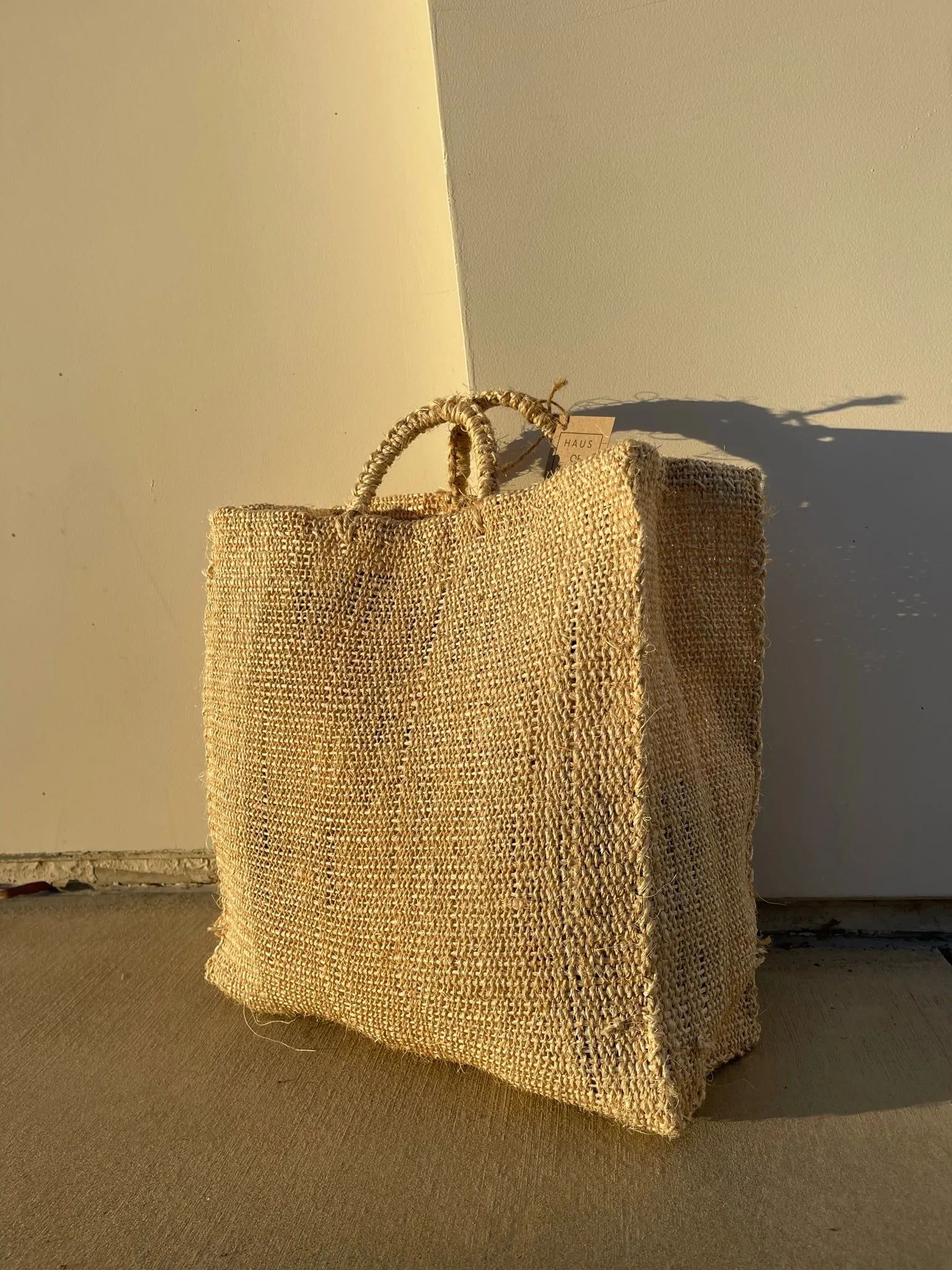 Natural Agave Market Bag