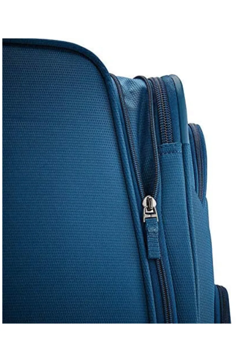 New Samsonite Epsilon NXT 2-piece Softside Spinner Luggage Set 27”& 20” Blue