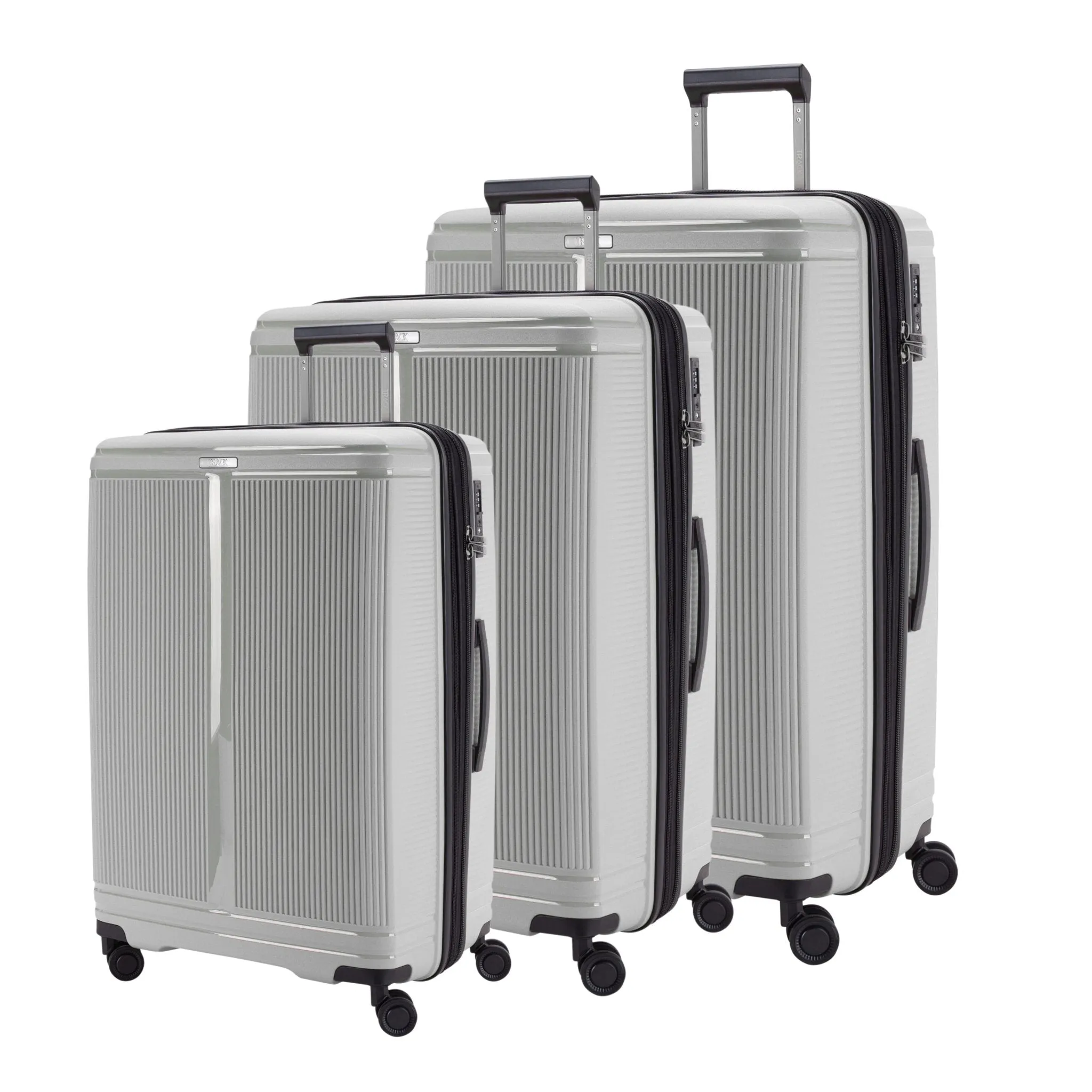 Oxford Suitcases Set of 3   Beauty Case - Rose Gold