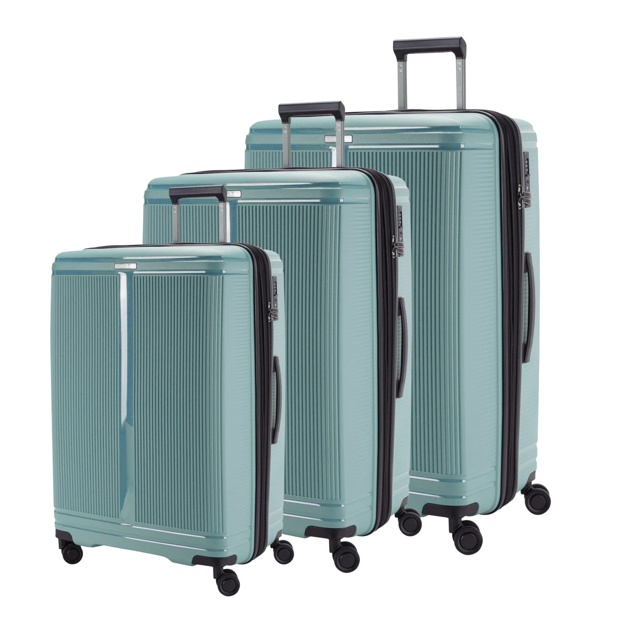 Oxford Suitcases Set of 3   Beauty Case - Rose Gold