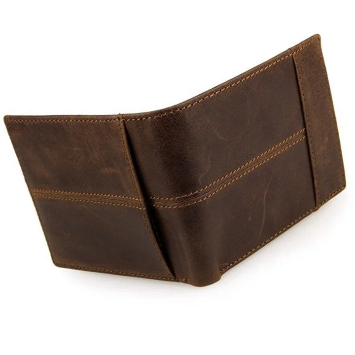 Practical Wallet for Men of Genuine Cow Leather