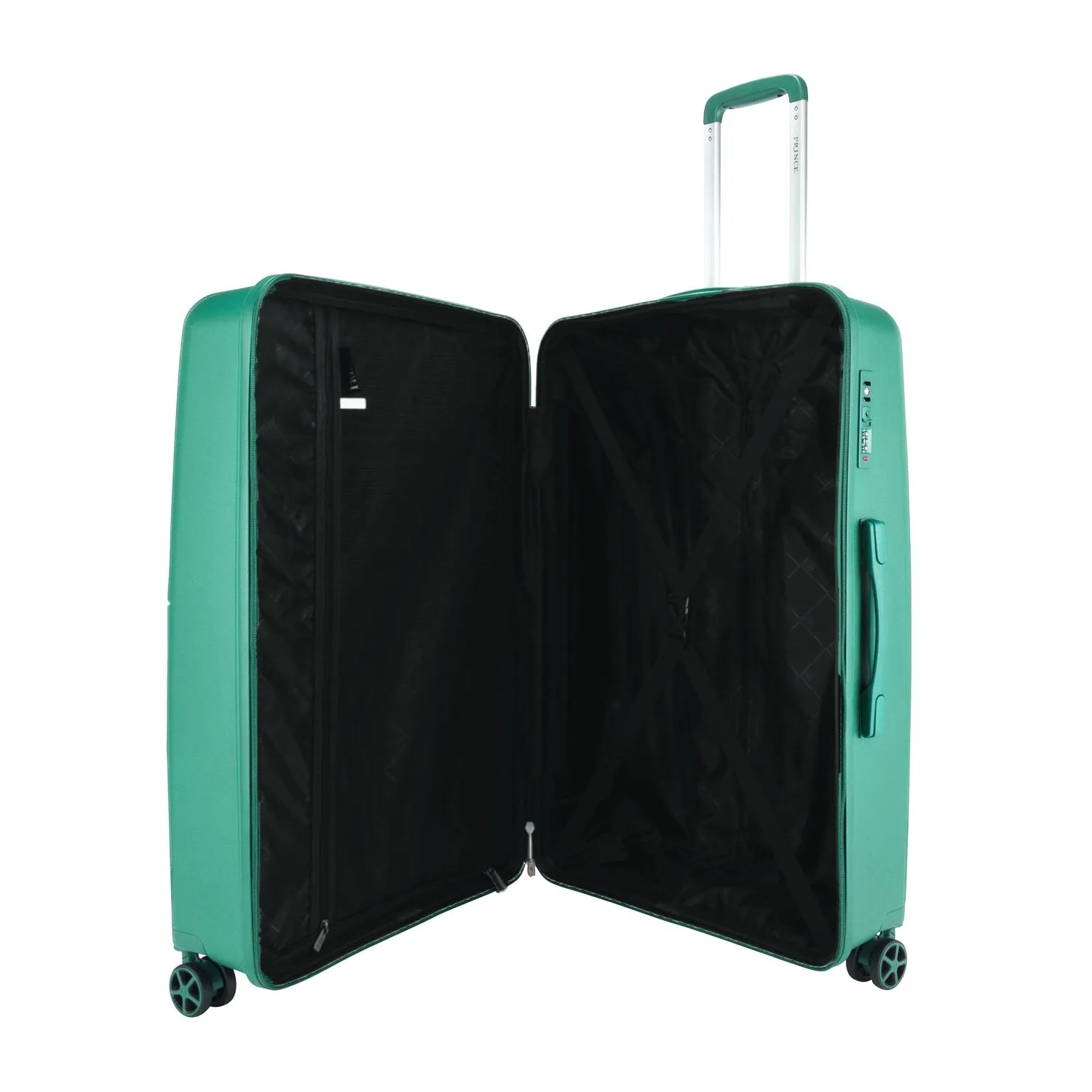 Prince Upright Suitcase Set of 3-Green PR16709