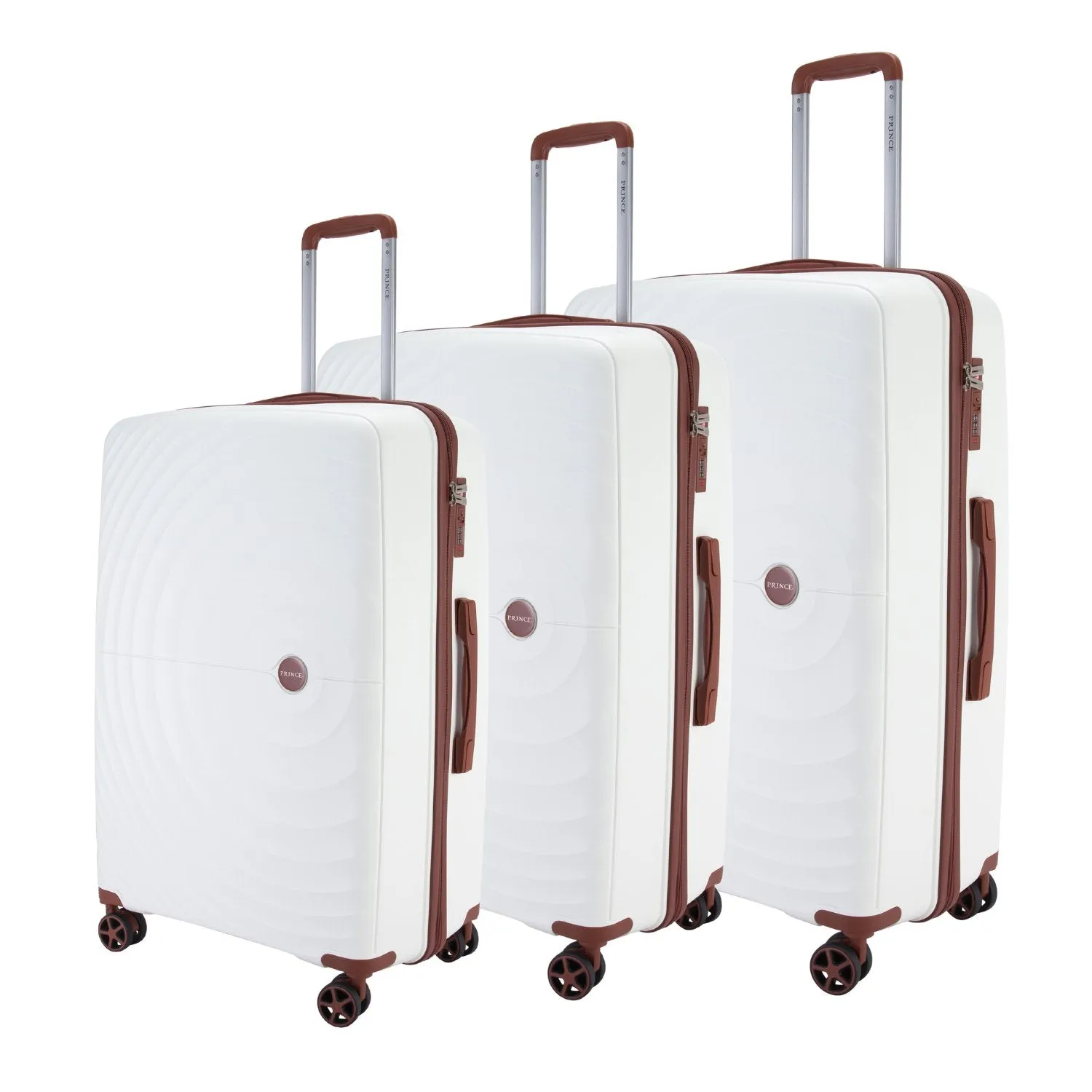 Prince Upright Suitcase Set of 3-Green PR16709