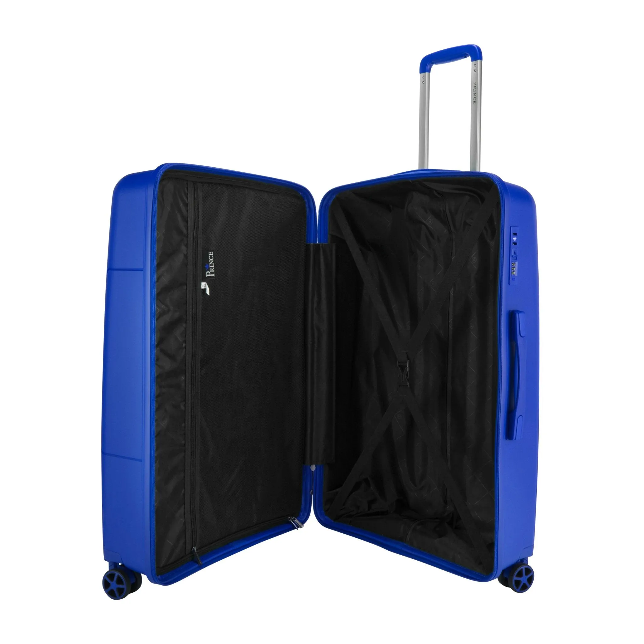 Prince Upright Suitcase Set of 3-Navy PR16708