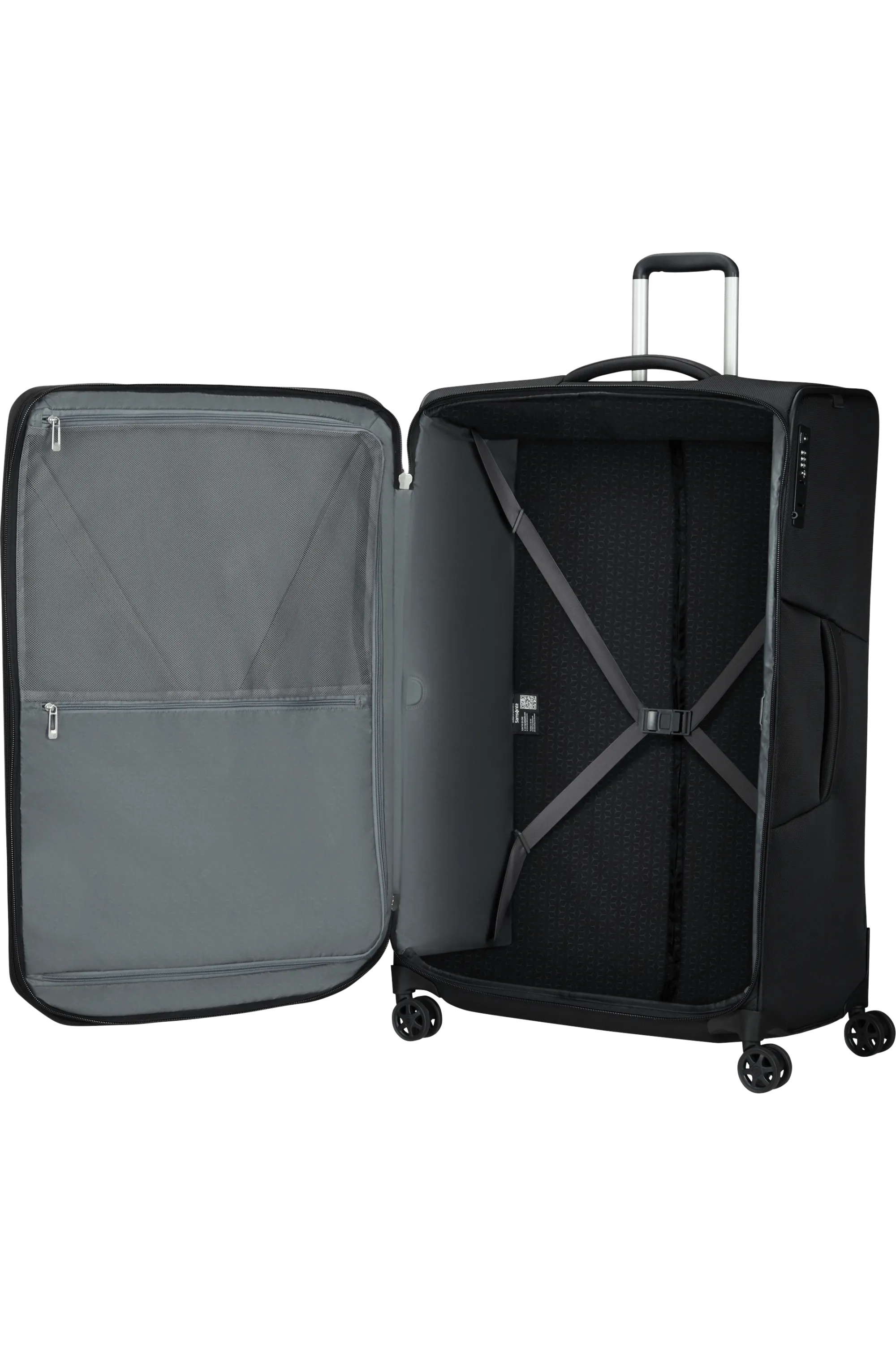 RESPARK 82cm Spinner Expandable (4 wheels) - Ozone Black