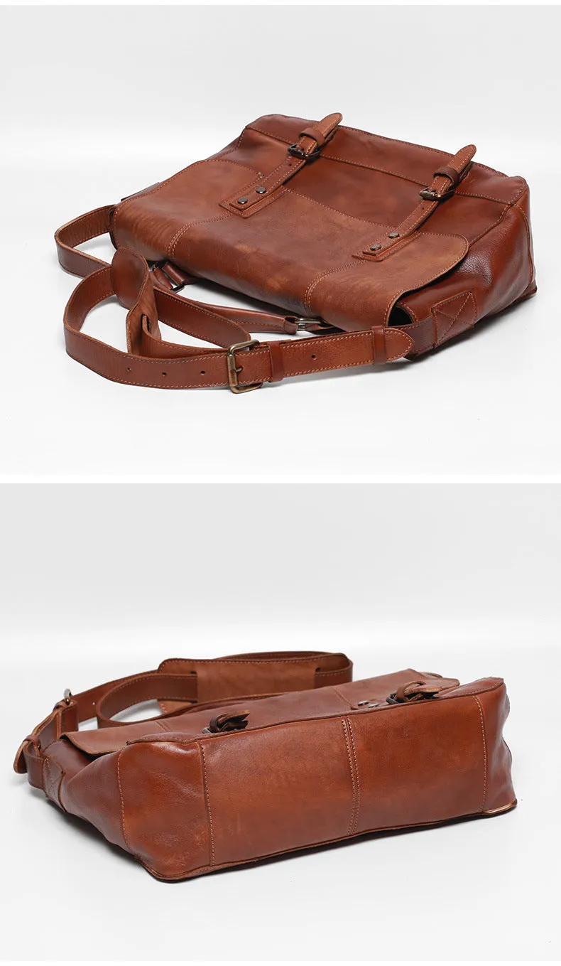 Retro Men's Casual Leather Messenger Bags X007