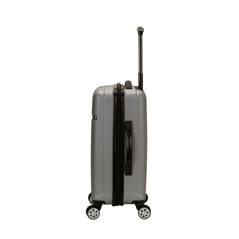 Skyline 3 pc abs non-expandable luggage set