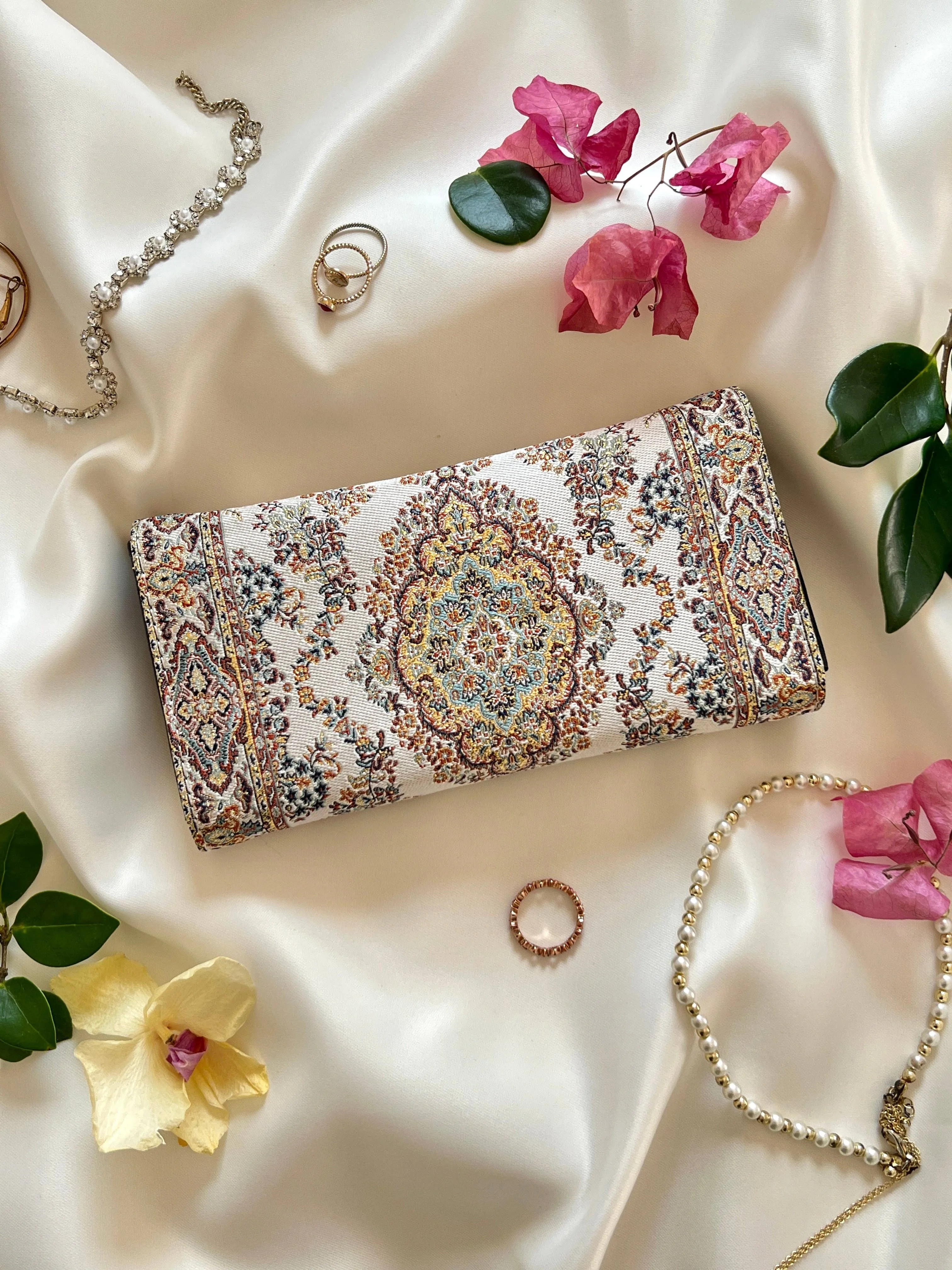 Snap Brocade Wallet