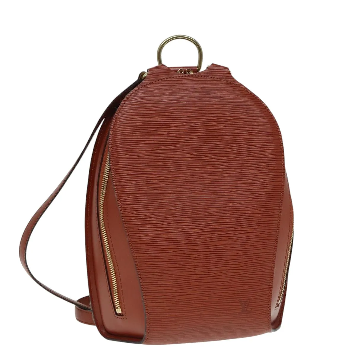 Trendy Inspired Louis Vuitton Epi Mabillon Backpack Brown M52233 Lv Auth Yk14439