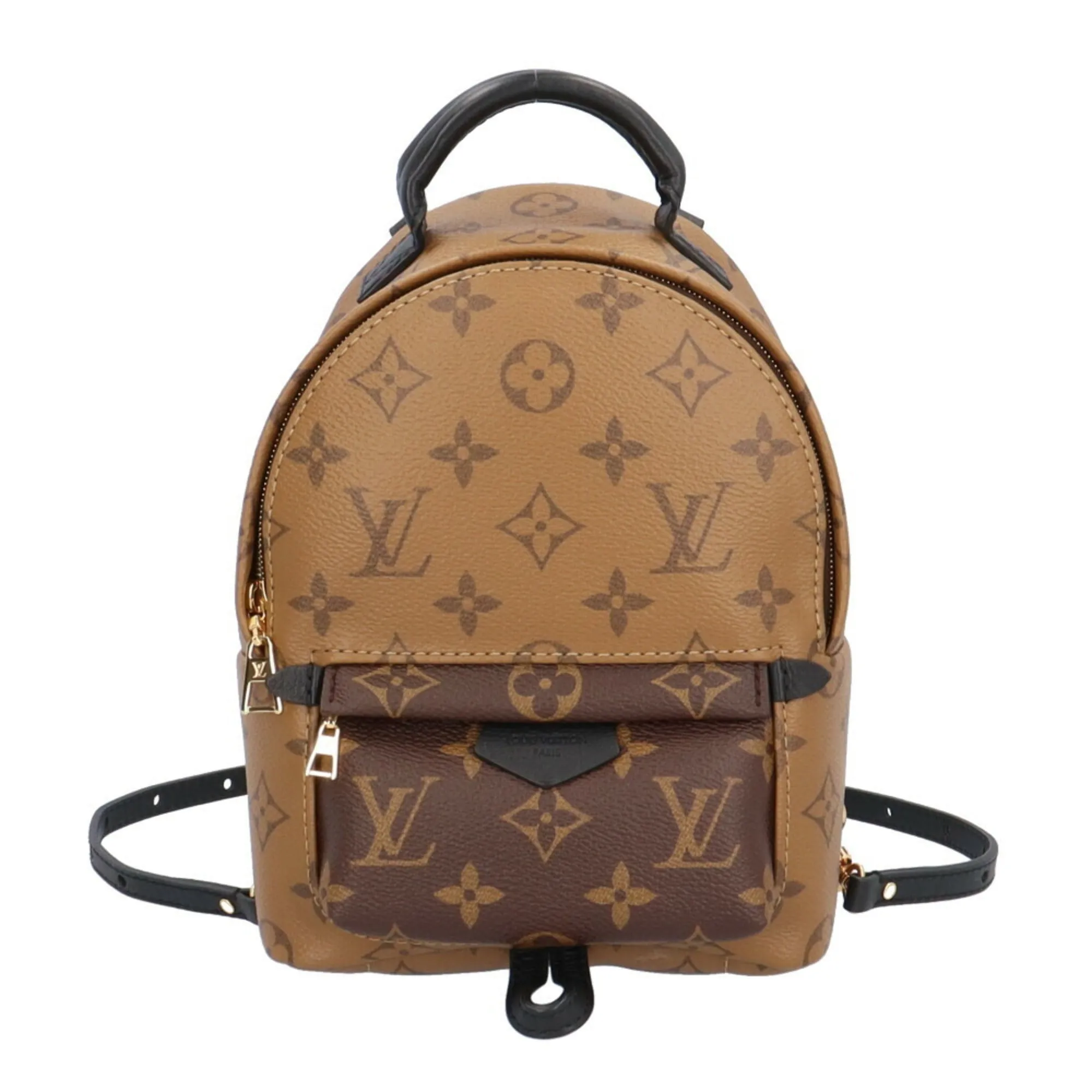 Trendy Inspired Louis Vuitton Palm Springs Backpack Mini Monogram Reverse Rucksack/daypack M44872 Women's