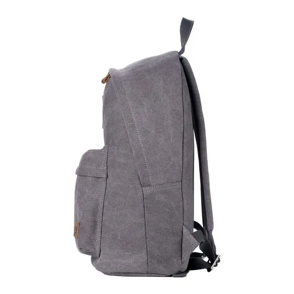 Troop London Organic Cotton Casual Day Backpack | Charcoal