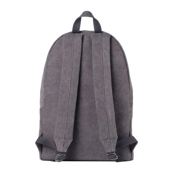 Troop London Organic Cotton Casual Day Backpack | Charcoal