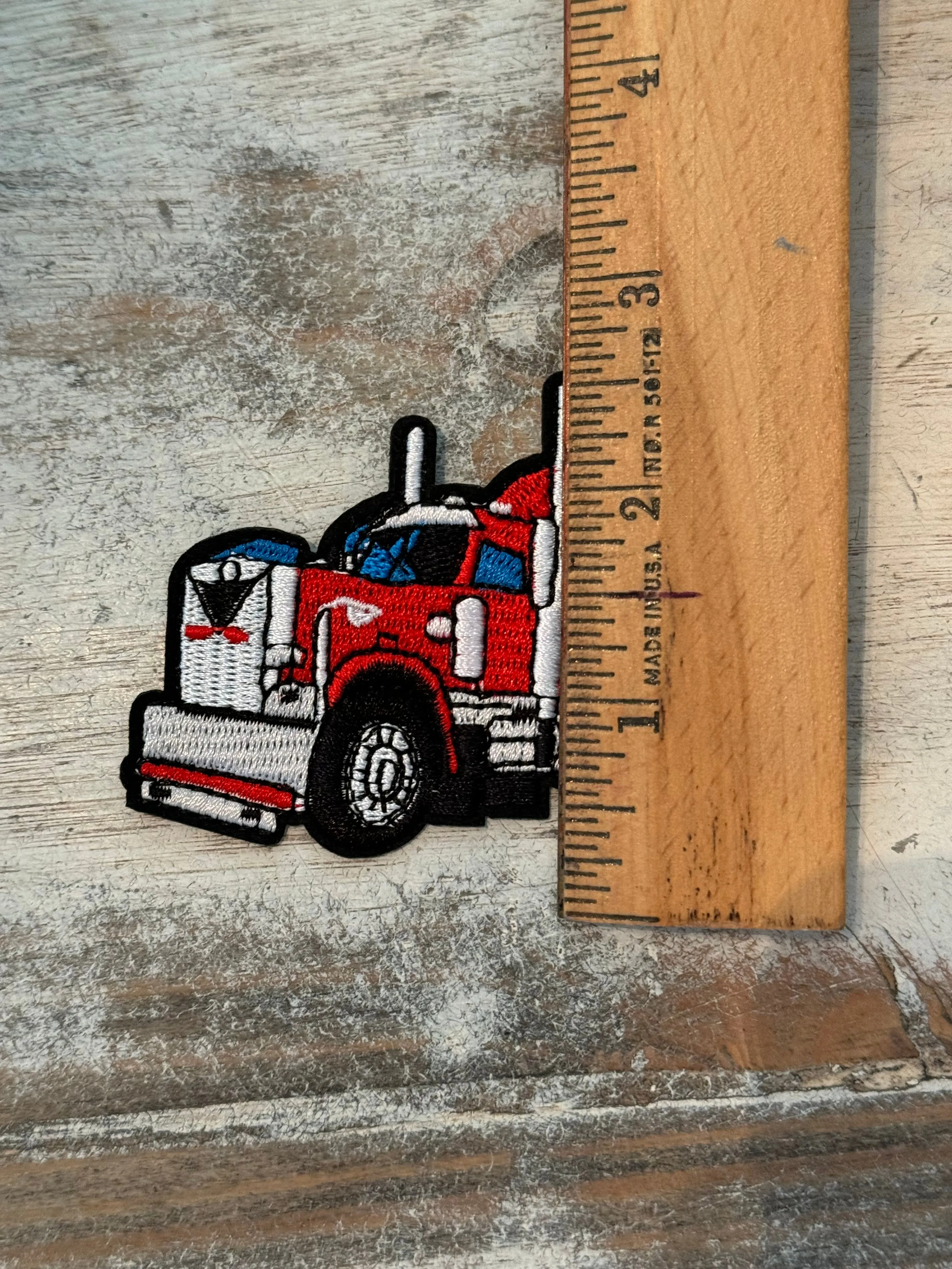 Truck Iron On Patches