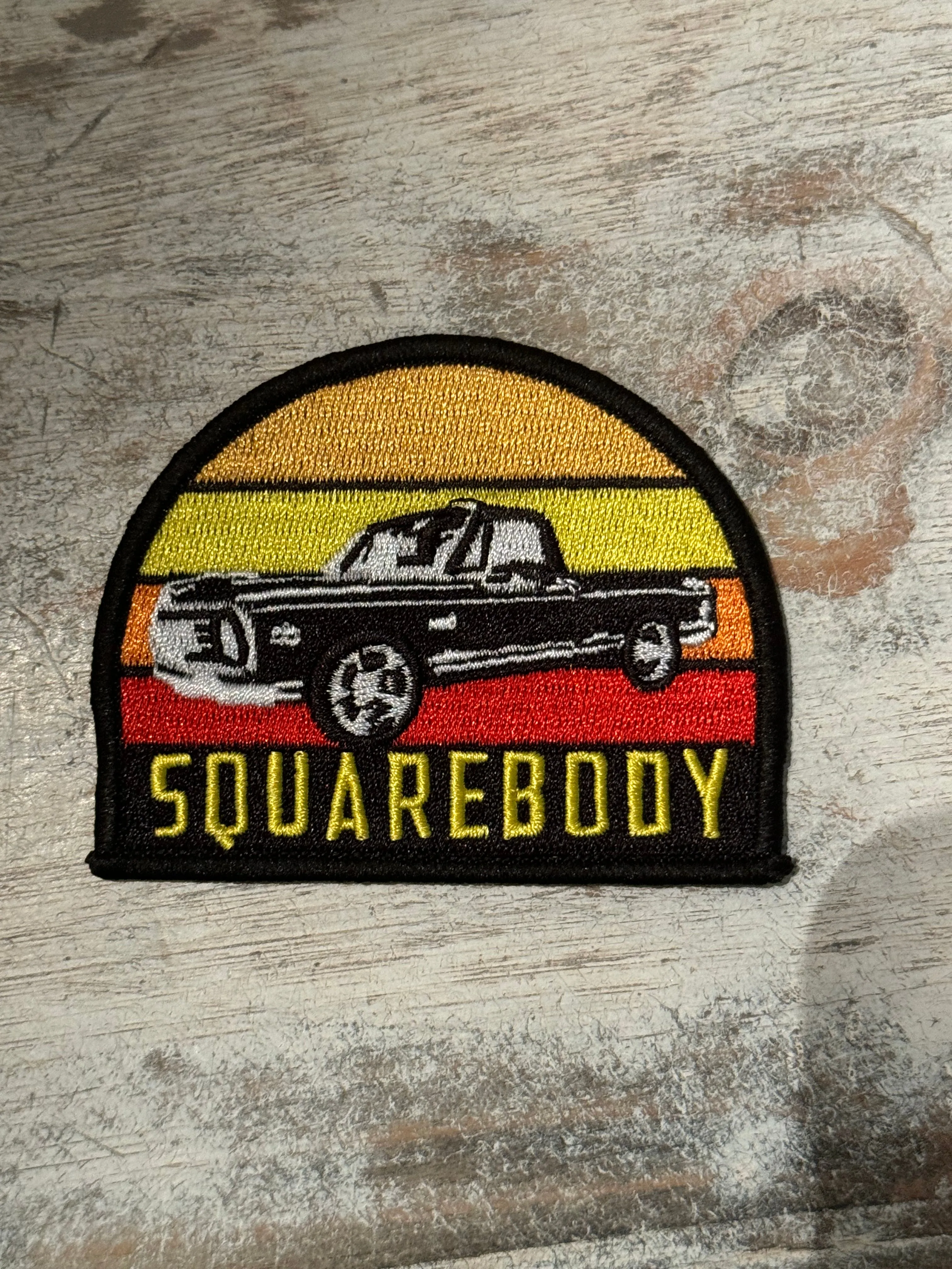 Truck Iron On Patches