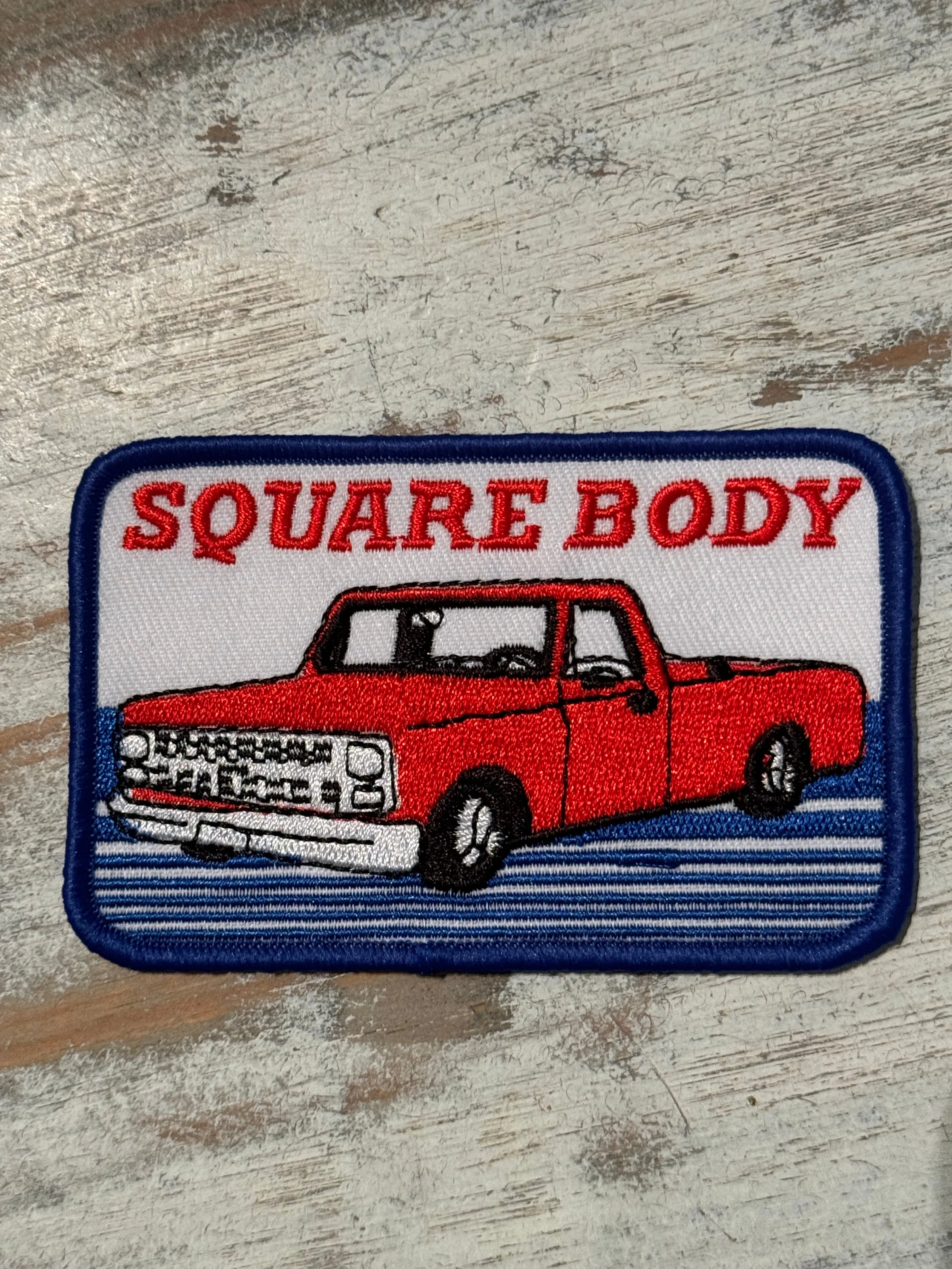 Truck Iron On Patches