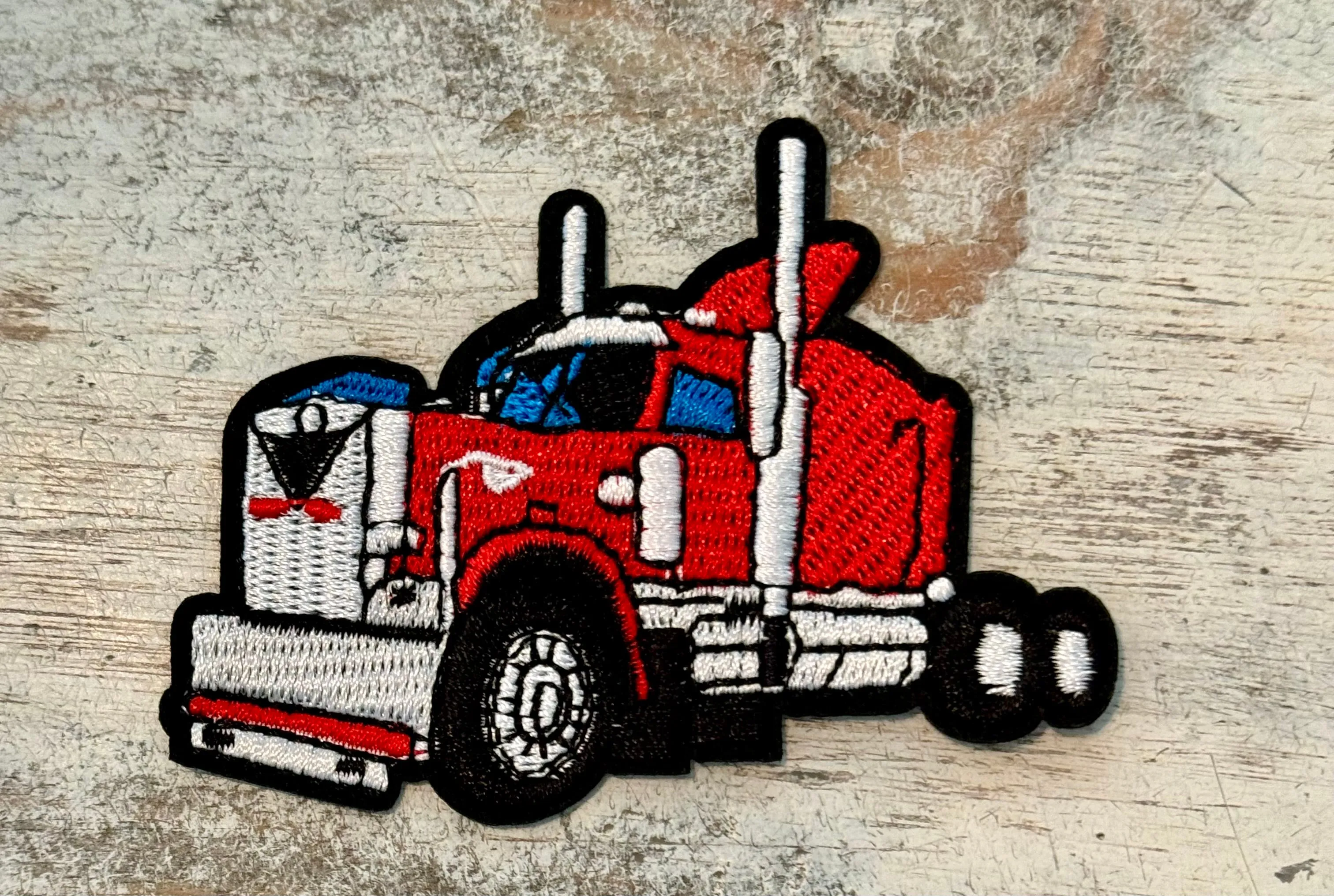 Truck Iron On Patches