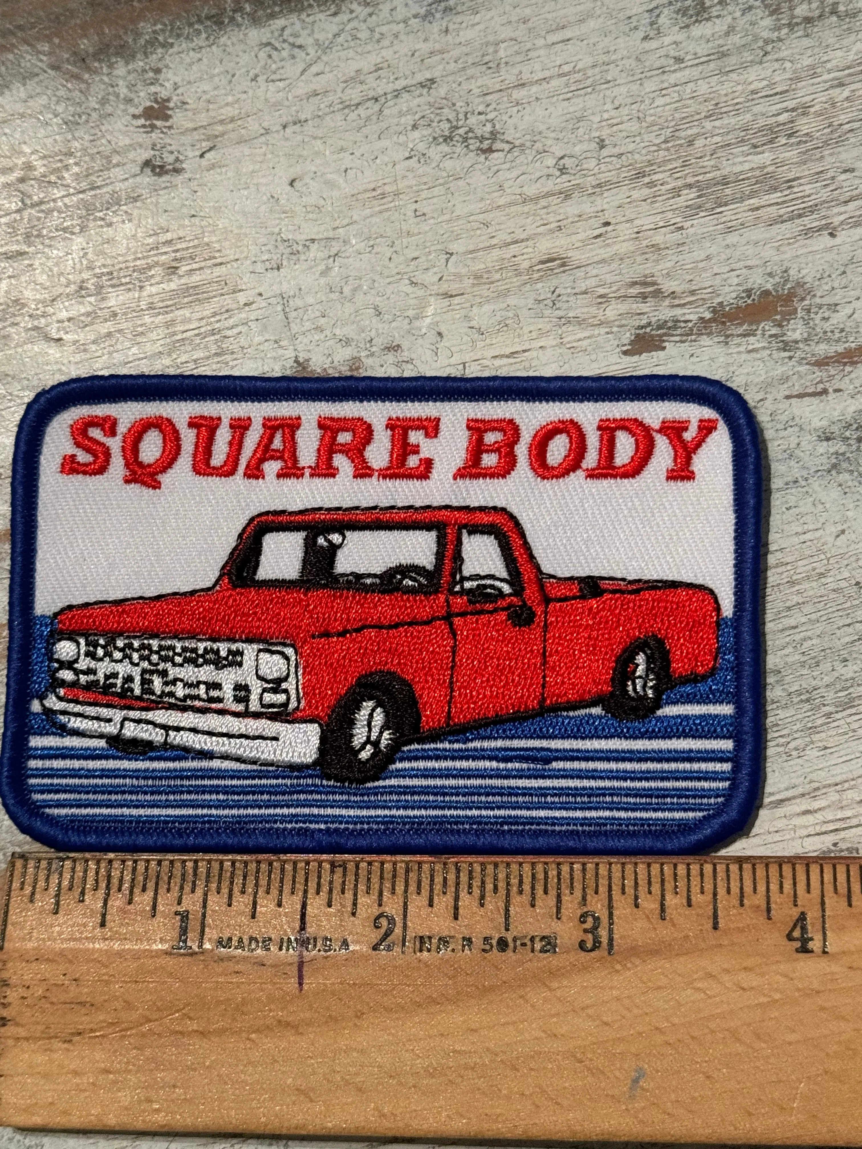 Truck Iron On Patches