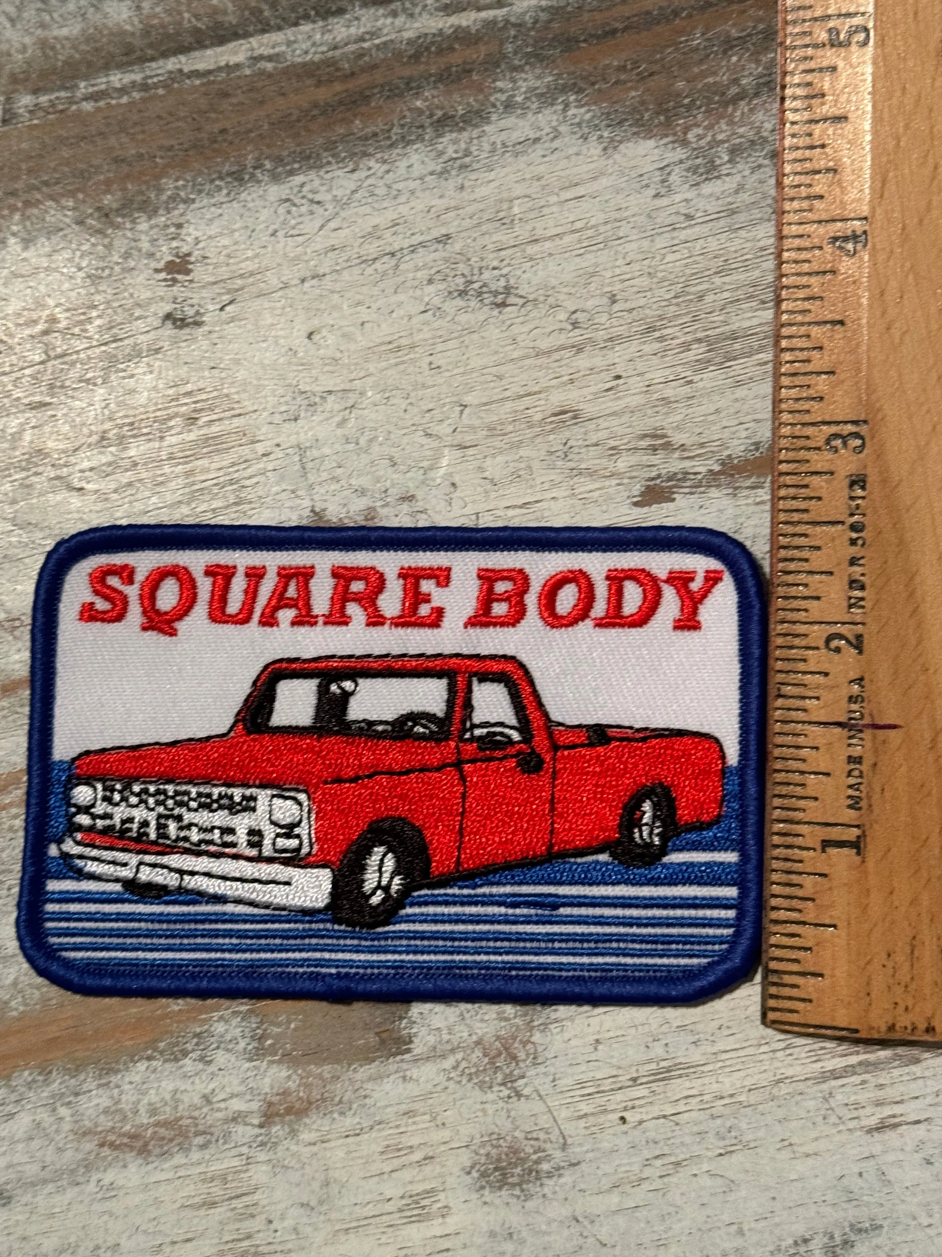 Truck Iron On Patches