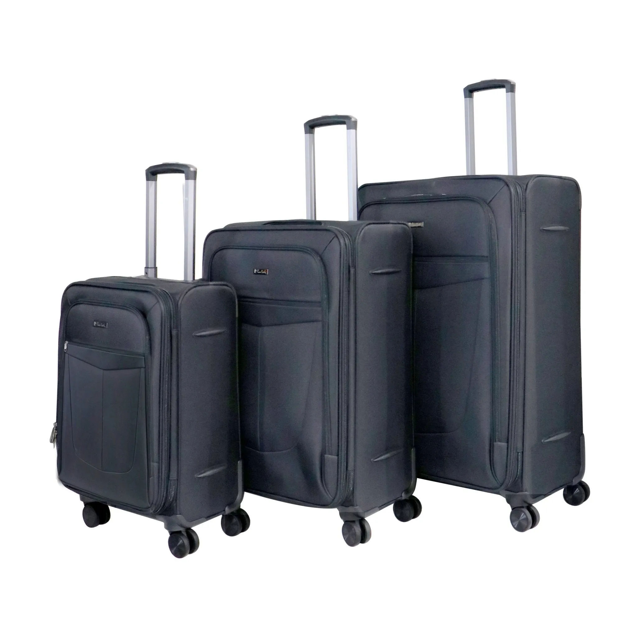 Uster Softcase Trolley-Set of 3 - Black