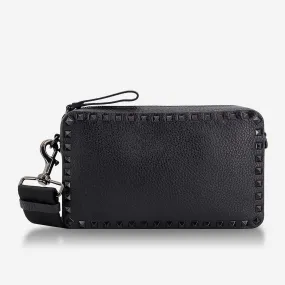 Valentino Garavani Rockstud Zip Up Messenger Bag