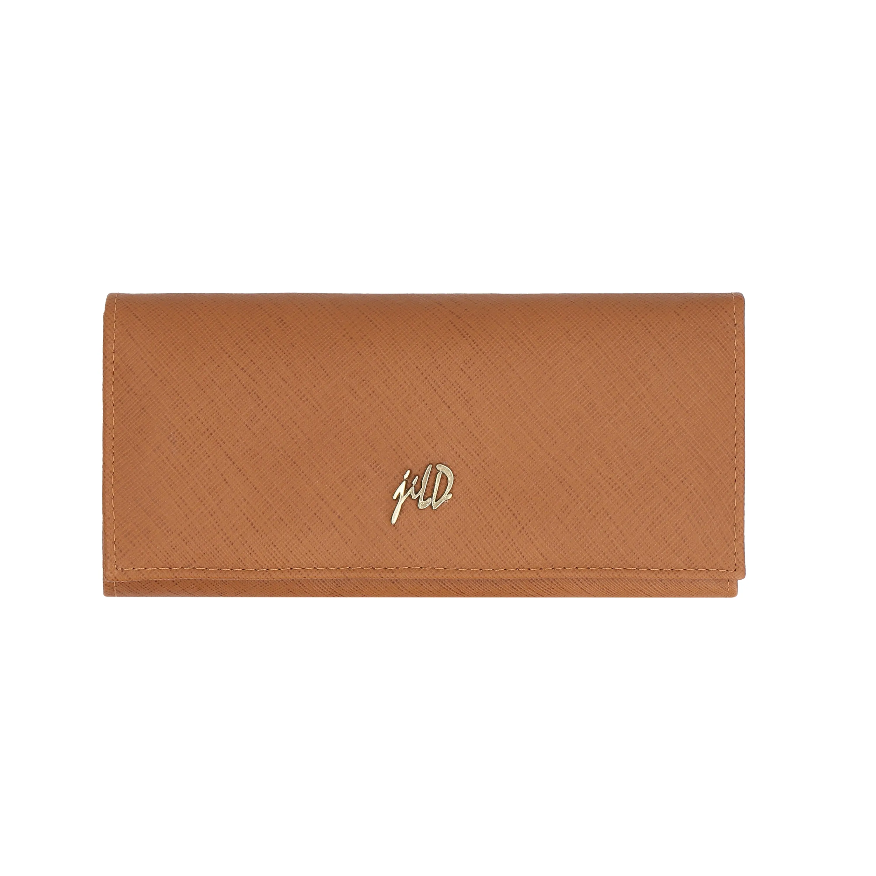 Velora-Womens Saffiano Tri Fold Leather Wallet