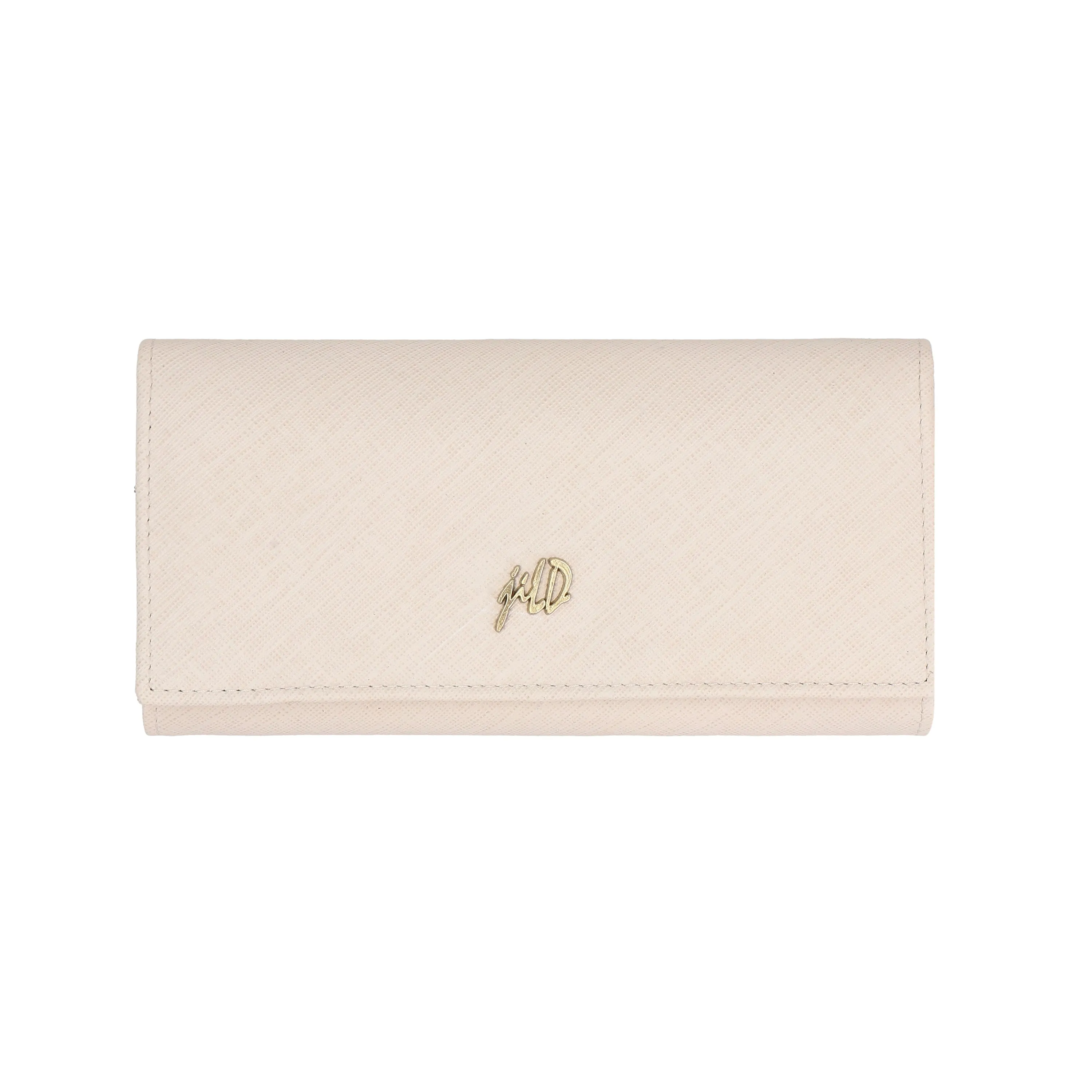 Velora-Womens Saffiano Tri Fold Leather Wallet