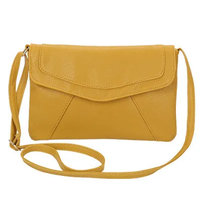 Vintage Casual PU Leather Crossbody Bag