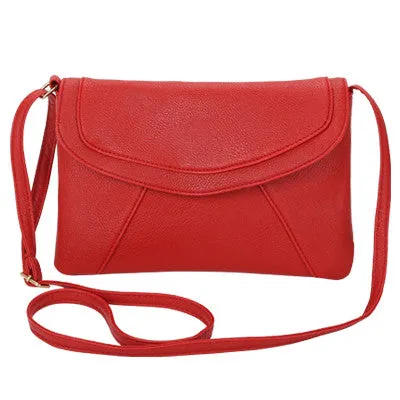 Vintage Casual PU Leather Crossbody Bag