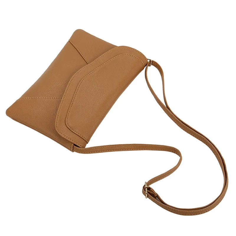 Vintage Casual PU Leather Crossbody Bag